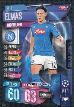 Figurina Eljif Elmas - Uefa Champions League 2019-2020. Match Attax Extra. Italy n. SU52 - Topps