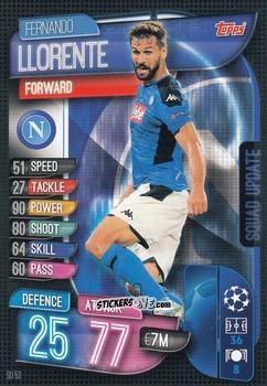 Cromo Fernando Llorente - Uefa Champions League 2019-2020. Match Attax Extra. Italy n. SU53 - Topps