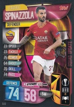 Sticker Leonardo Spinazzola - Uefa Champions League 2019-2020. Match Attax Extra. Italy n. SU62 - Topps