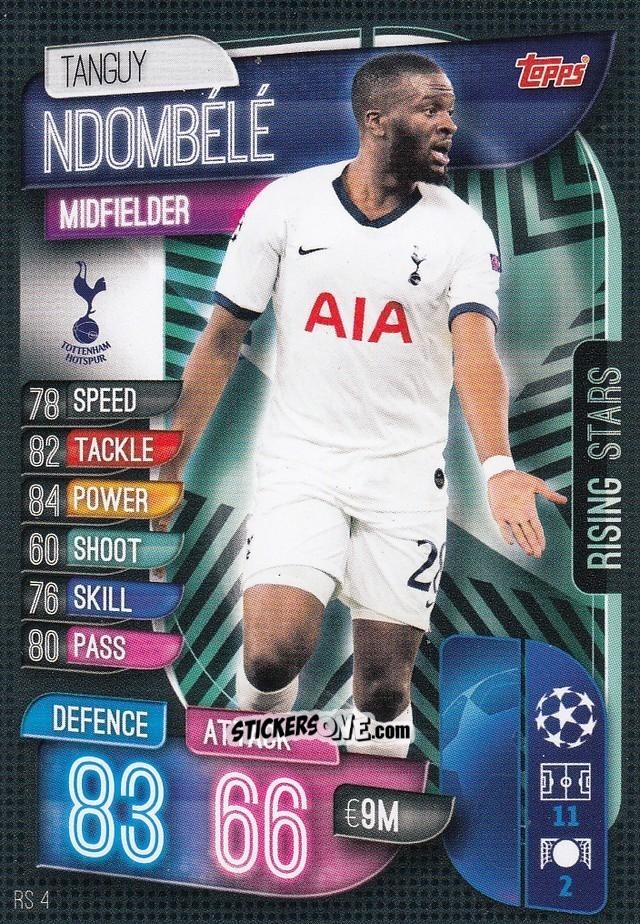 Cromo Tanguy Ndombélé - Uefa Champions League 2019-2020. Match Attax Extra. Italy n. RS4 - Topps