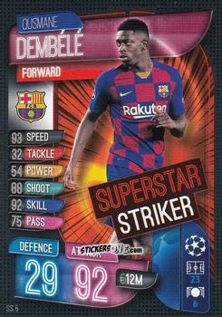 Sticker Ousmane Dembélé - Uefa Champions League 2019-2020. Match Attax Extra. Italy n. SS5 - Topps