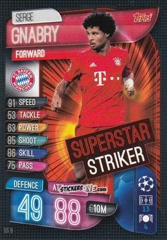 Cromo Serge Gnabry - Uefa Champions League 2019-2020. Match Attax Extra. Italy n. SS9 - Topps