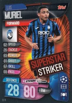 Cromo Luis Muriel - Uefa Champions League 2019-2020. Match Attax Extra. Italy n. SS15 - Topps