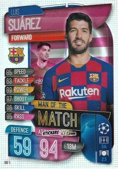 Cromo Luis Suárez - Uefa Champions League 2019-2020. Match Attax Extra. Italy n. MM5 - Topps
