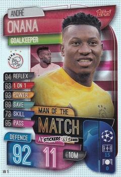 Cromo André Onana - Uefa Champions League 2019-2020. Match Attax Extra. Italy n. MM16 - Topps