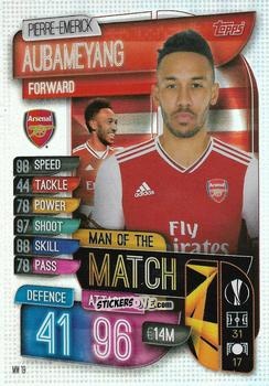 Sticker Edin Džeko - Uefa Champions League 2019-2020. Match Attax Extra. Italy n. MM19 - Topps