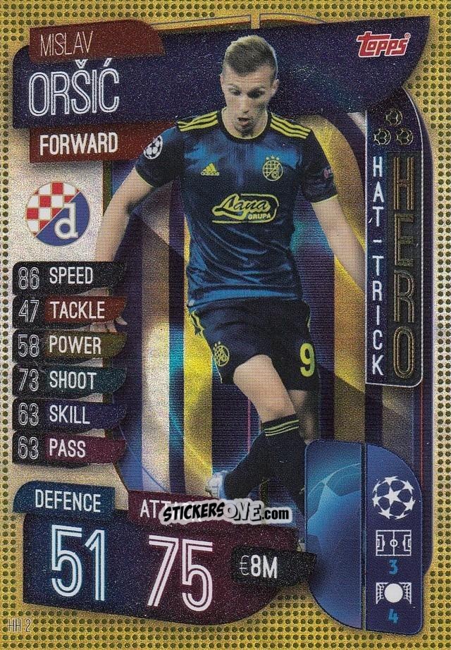 Figurina Mislav Oršic - Uefa Champions League 2019-2020. Match Attax Extra. Italy n. HH2 - Topps