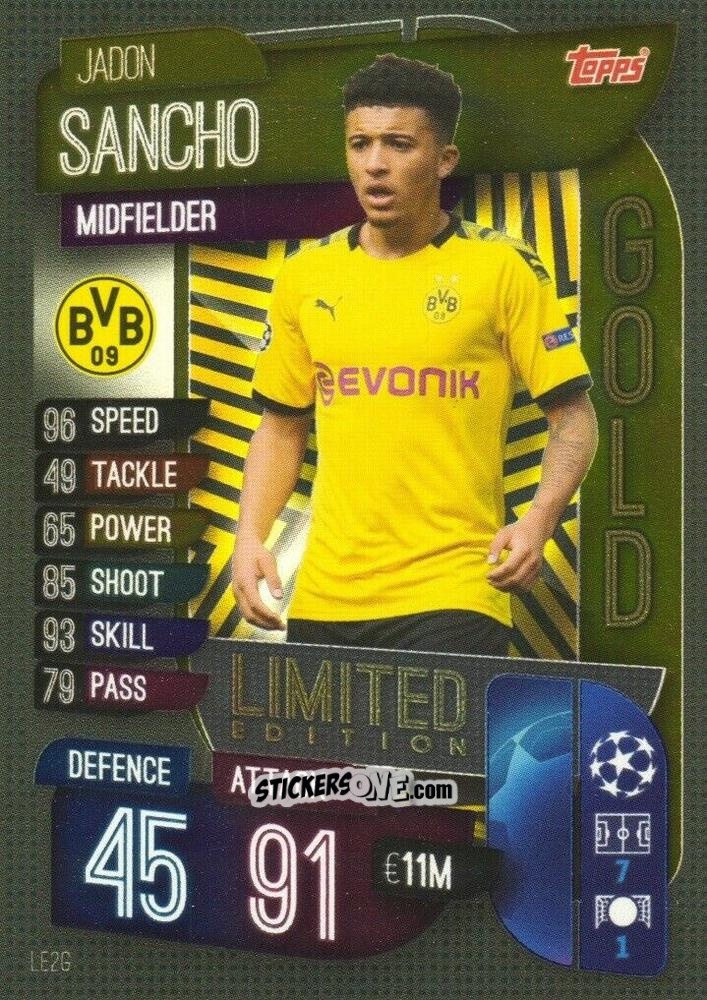 Figurina Sadio Mané - Uefa Champions League 2019-2020. Match Attax Extra. Italy n. LE2G - Topps