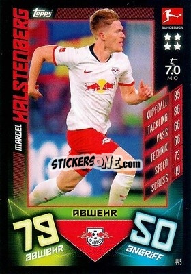 Figurina Marcel Halstenberg - German Fussball Bundesliga 2019-2020. Match Attax Action - Topps