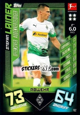 Sticker Stefan Lainer - German Fussball Bundesliga 2019-2020. Match Attax Action - Topps