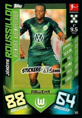 Figurina Jérôme Roussillon - German Fussball Bundesliga 2019-2020. Match Attax Action - Topps