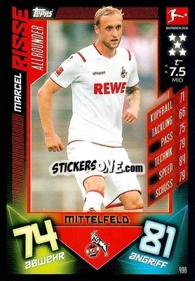 Figurina Marcel Risse - German Fussball Bundesliga 2019-2020. Match Attax Action - Topps