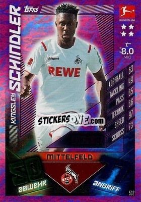 Figurina Kingsley Schindler - German Fussball Bundesliga 2019-2020. Match Attax Action - Topps