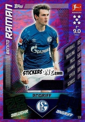 Sticker Benito Raman - German Fussball Bundesliga 2019-2020. Match Attax Action - Topps