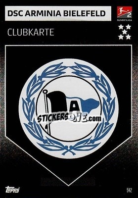 Sticker Clubkarte - German Fussball Bundesliga 2019-2020. Match Attax Action n. 542 - Topps