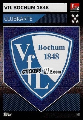 Sticker Clubkarte - German Fussball Bundesliga 2019-2020. Match Attax Action n. 543 - Topps