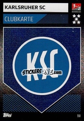 Sticker Clubkarte - German Fussball Bundesliga 2019-2020. Match Attax Action n. 550 - Topps