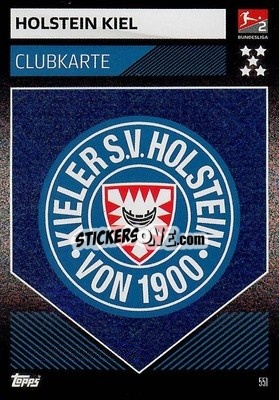 Sticker Clubkarte - German Fussball Bundesliga 2019-2020. Match Attax Action n. 551 - Topps