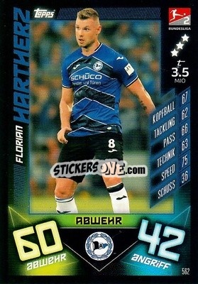 Sticker Florian Hartherz - German Fussball Bundesliga 2019-2020. Match Attax Action n. 562 - Topps