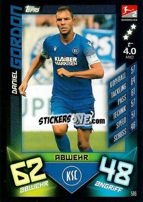 Figurina Daniel Gordon - German Fussball Bundesliga 2019-2020. Match Attax Action - Topps