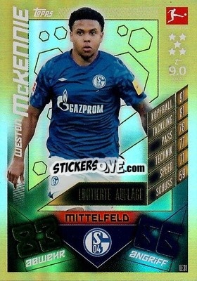 Sticker Weston McKennie - German Fussball Bundesliga 2019-2020. Match Attax Action n. LE31 - Topps