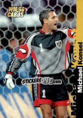 Sticker Michael Konsel - Wm 1998 Cards Austria n. 1 - Panini