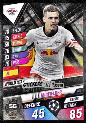 Sticker Dani Olmo - Match Attax 101. Season 2019-2020 n. W56 - Topps