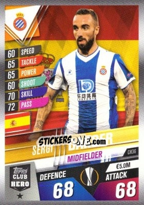 Sticker Sergi Darder - Match Attax 101. Season 2019-2020 - Topps