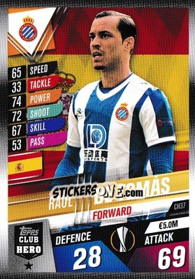 Sticker Raúl de Tomás - Match Attax 101. Season 2019-2020 n. CH37 - Topps