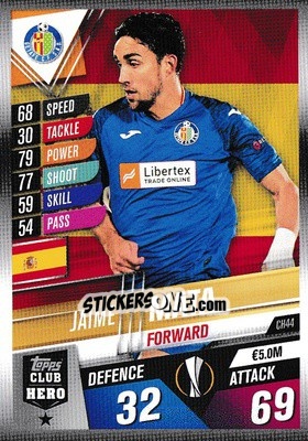 Sticker Jaime Mata - Match Attax 101. Season 2019-2020 n. CH44 - Topps