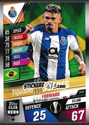 Sticker Tiquinho Soares - Match Attax 101. Season 2019-2020 - Topps