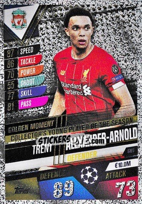 Sticker Trent Alexander-Arnold - Match Attax 101. Season 2019-2020 n. GM1 - Topps