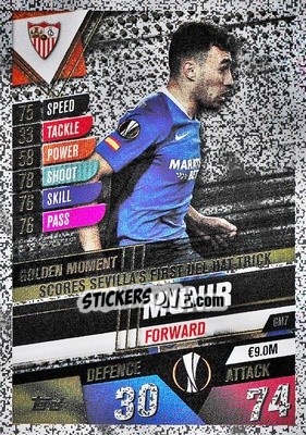 Sticker Munir - Match Attax 101. Season 2019-2020 - Topps