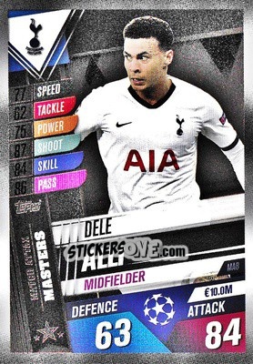 Sticker Dele Alli - Match Attax 101. Season 2019-2020 n. MA8 - Topps