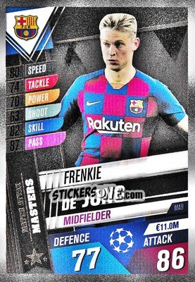 Cromo Frenkie de Jong - Match Attax 101. Season 2019-2020 - Topps