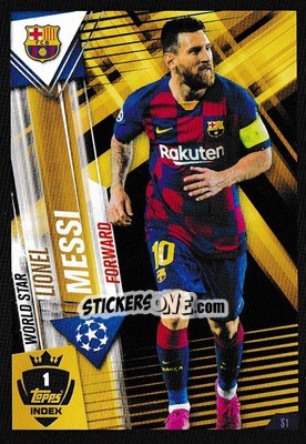 Cromo Lionel Messi - Match Attax 101. Season 2019-2020 - Topps