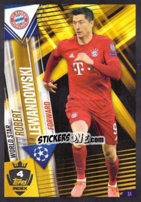 Sticker Robert Lewandowski - Match Attax 101. Season 2019-2020 n. S4 - Topps