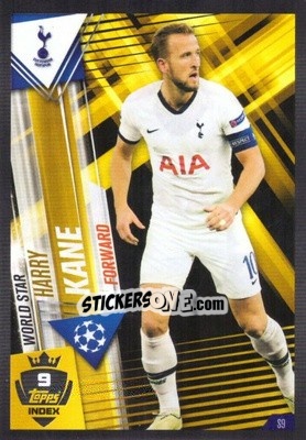 Sticker Harry Kane - Match Attax 101. Season 2019-2020 n. S9 - Topps