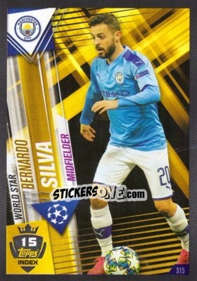 Figurina Bernardo Silva - Match Attax 101. Season 2019-2020 - Topps