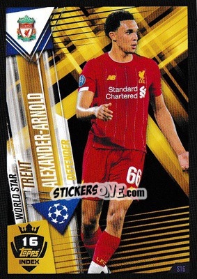 Sticker Trent Alexander-Arnold - Match Attax 101. Season 2019-2020 n. S16 - Topps