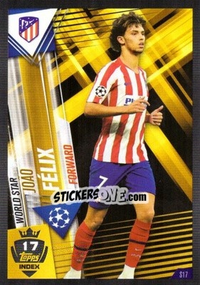Sticker João Félix - Match Attax 101. Season 2019-2020 n. S17 - Topps