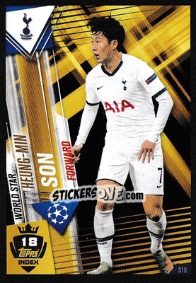 Sticker Heung-Min Son - Match Attax 101. Season 2019-2020 - Topps