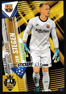 Cromo Marc-André ter Stegen - Match Attax 101. Season 2019-2020 n. S21 - Topps