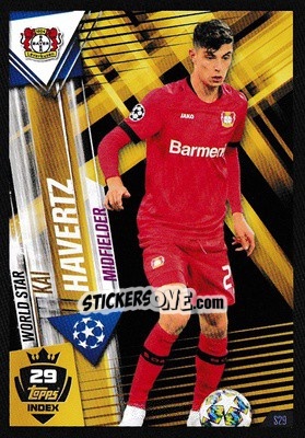 Sticker Kai Havertz - Match Attax 101. Season 2019-2020 n. S29 - Topps