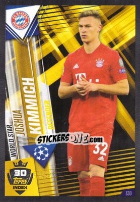 Sticker Joshua Kimmich - Match Attax 101. Season 2019-2020 n. S30 - Topps