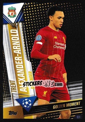 Sticker Trent Alexander-Arnold - Match Attax 101. Season 2019-2020 n. S31 - Topps