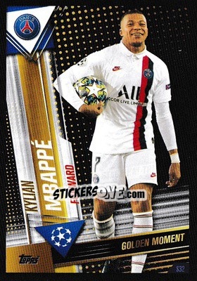 Sticker Kylian Mbappé - Match Attax 101. Season 2019-2020 - Topps