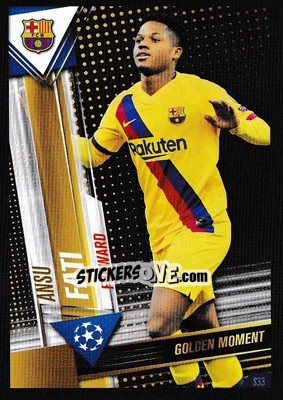 Sticker Ansu Fati - Match Attax 101. Season 2019-2020 n. S33 - Topps