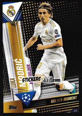 Sticker Luka Modric - Match Attax 101. Season 2019-2020 n. S34 - Topps