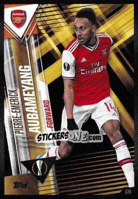 Sticker Pierre-Emerick Aubameyang - Match Attax 101. Season 2019-2020 n. S36 - Topps